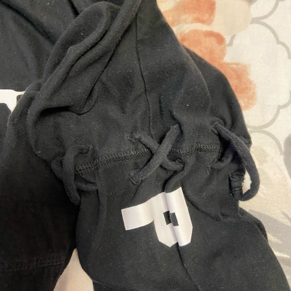 Victoria’s Secret PINK Black Lace Sleeves Top - Picture 10 of 16